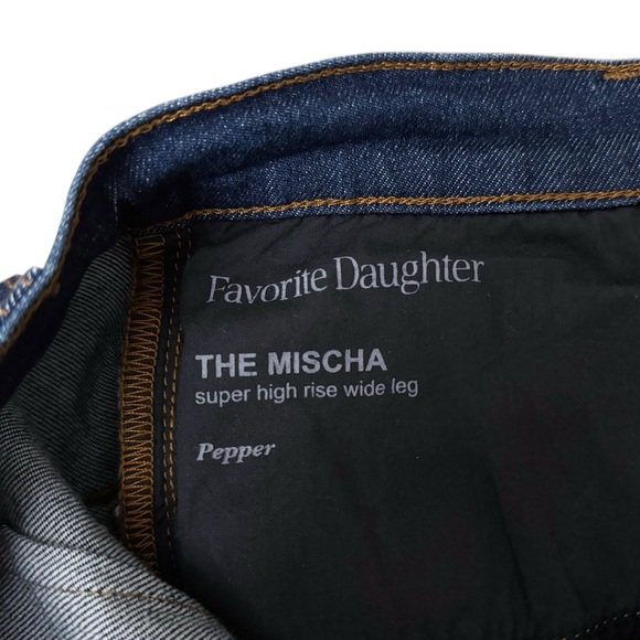 Favorite Daughter The Mischa Super High Rise Wide Leg Jeans - Picture 6 of 8